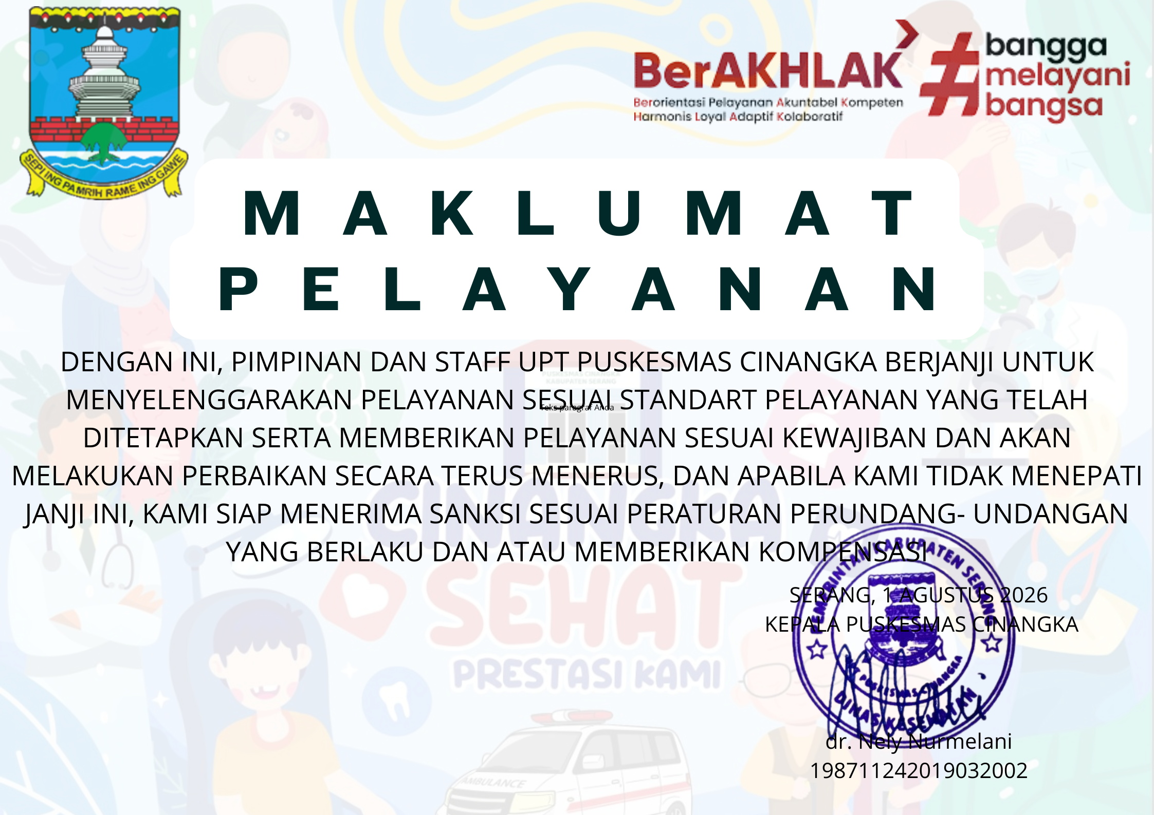 Maklumat Pelayanan
